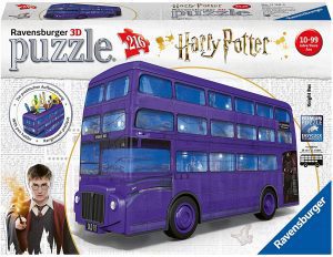 Los mejores puzzles de Harry Potter en 3D - Puzzle de Autobús Noctámbulo en 3D de Harry Potter de Ravensburger de 216 piezas - Puzzles en 3D
