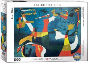 Los mejores puzzles de Joan Miró - Puzzle de Golondrina Amor de Joan Miró de 1000 piezas de Eurographics