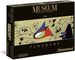 Los mejores puzzles de Joan Miró - Puzzle de Mujer Y Pájaro En La Noche de Joan Miró de 1000 piezas de Clementoni de Panorama