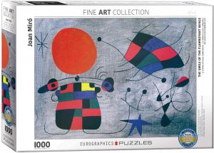 Los mejores puzzles de Joan Miró - Puzzle de la Sonrisa de llamas flameantes de Joan Miró de 1000 piezas de Eurographics