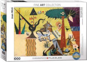 Los mejores puzzles de Joan Mir贸 - Puzzle de la Tierra Labrada de Joan Mir贸 de 1000 piezas de Eurographics