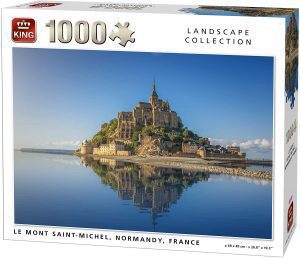Los mejores puzzles de Monte Saint-Michel - Puzzle de Monte San Miguel - Puzzle de Le Mont Saint-Michel de Normandia en Francia de 1000 piezas de King