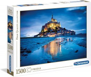 Los mejores puzzles de Monte Saint-Michel - Puzzle de Monte San Miguel - Puzzle de Moint Saint Michel de 1500 piezas de Clementoni