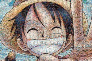 Los mejores puzzles de One Piece - Puzzle de mosaico de Luffy de 1000 piezas