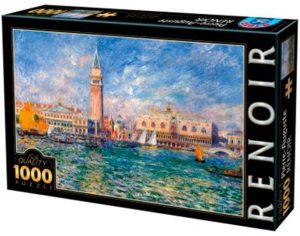 Los mejores puzzles de Pierre-Auguste Renoir - Puzzle de The Doge's Palace de Venice de Renoir de 1000 piezas de DToys