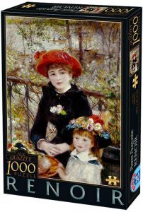 Los mejores puzzles de Pierre-Auguste Renoir - Puzzle de Two Girls Reading de Renoir de 1000 piezas de DToys