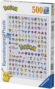 Los mejores puzzles de Pokemon - Puzzle de Pokemon por categorías de 500 piezas de Ravensburger - Puzzles de Pokemon de la Primera Generación