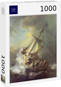Los mejores puzzles de Rembrandt - Puzzle de Cristo en una tormenta en el Lago de Galilea de Rembrandt de 1000 piezas de Lais