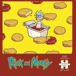 Los mejores puzzles de Rick y Morty - Puzzle de Rick y Morty Hot Tub de 550 piezas de USAopoly