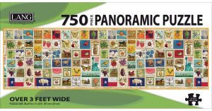 Los mejores puzzles de Sellos - Stamps - Puzzle de panorámica de sellos de 750 piezas de Lang