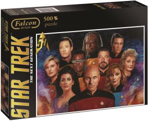 Los mejores puzzles de Star Trek - Puzzle de personajes de Star Trek Nueva Generación de 500 piezas de Jumbo