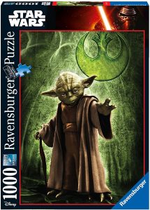Los mejores puzzles de Star Wars - Puzzle de Star Wars de Yoda de 1000 piezas de Ravensburger - Personajes del Universo de Star Wars