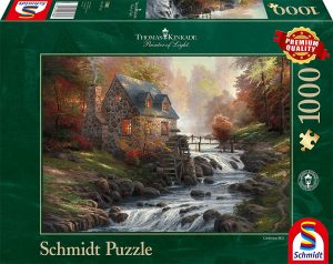 Los mejores puzzles de Thomas Kinkade - Puzzle de Casa y Molino de Thomas Kinkade de Schmidt de Disney