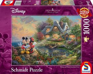 Los mejores puzzles de Thomas Kinkade - Puzzle de Mickey Mouse y Minnie de Thomas Kinkade de Schmidt de Disney