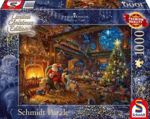 Los mejores puzzles de Thomas Kinkade - Puzzle de Papá Noel de Thomas Kinkade de Schmidt