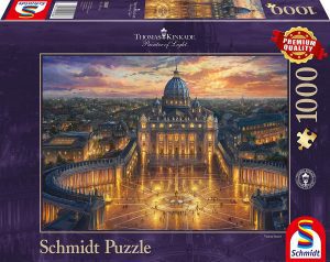Los mejores puzzles de Thomas Kinkade - Puzzle del Vaticano de Thomas Kinkade de Schmidt