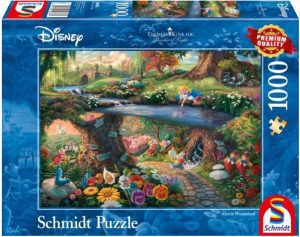 Los mejores puzzles de Thomas Kinkade de Disney - Puzzle de Alicia en el País de las Maravillas de Thomas Kinkade de Schmidt de Disney