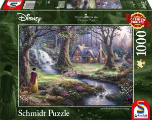 Los mejores puzzles de Thomas Kinkade de Disney - Puzzle de Blancanieves de Thomas Kinkade de Schmidt de Disney