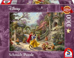 Los mejores puzzles de Thomas Kinkade de Disney - Puzzle de Blancanieves y los 7 enanitos de Thomas Kinkade de Schmidt de Disney