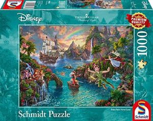 Los mejores puzzles de Thomas Kinkade de Disney - Puzzle de Peter Pan de Thomas Kinkade de Schmidt de Disney