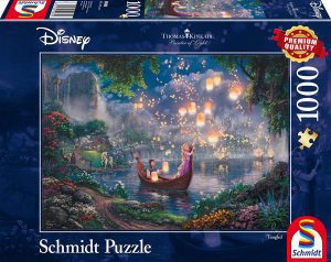 Los mejores puzzles de Thomas Kinkade de Disney - Puzzle de Rapunzel de Thomas Kinkade de Schmidt de Disney