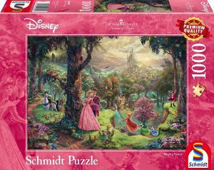 Los mejores puzzles de Thomas Kinkade de Disney - Puzzle de la Bella Durmiente de Thomas Kinkade de Schmidt de Disney