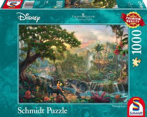 Los mejores puzzles de Thomas Kinkade de Disney - Puzzle del Libro de la Selva de Thomas Kinkade de Schmidt de Disney