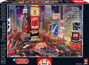 Los mejores puzzles de Times Square - Puzzle de Times Square en Nueva York clásico de 8000 piezas de Educa