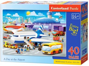 Los mejores puzzles de aviones - Puzzle de avión en Aeropuerto de 40 piezas de Castorland