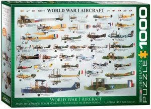 Los mejores puzzles de aviones - Puzzle de aviones caza de la primera guerra mundial de 1000 piezas de Eurographics