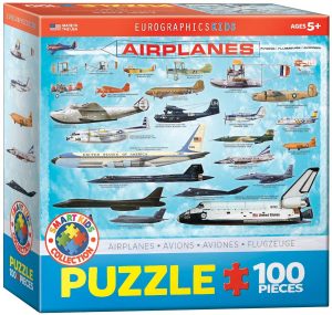 Los mejores puzzles de aviones - Puzzle de aviones de 100 piezas de Eurographics