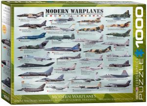 Los mejores puzzles de aviones - Puzzle de aviones de guerra de 1000 piezas de Eurographics