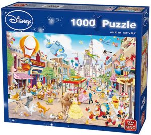 Los mejores puzzles de castillo de Disney - Puzzle de Disneyland de 1000 piezas de King