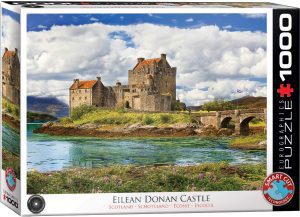 Los mejores puzzles de castillos - Puzzle de castillo de Eilean Donan en Irlanda de 1000 piezas de Eurographics