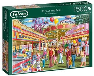 Los mejores puzzles de ferias - Puzzle de diversiÃ³n en la feria de 1500 piezas de Falcon