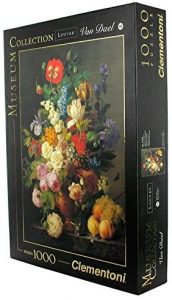 Los mejores puzzles de flores - Puzzle de JarrÃ³n con flores de Van Dael de 1000 piezas de Clementoni