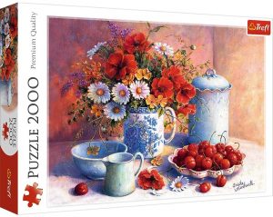 Los mejores puzzles de flores - Puzzle de cerezas con flores de 2000 piezas de Trefl