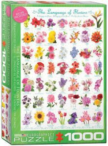 Los mejores puzzles de flores - Puzzle de tipos de flores de 1000 piezas de Eurographics