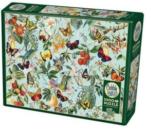 Los mejores puzzles de frutas - Puzzle de frutas y mariposas de 1000 piezas de Cobble Hill