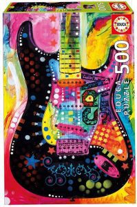Los mejores puzzles de instrumentos musicales - Puzzle de Lenny Strat de 500 piezas de Educa