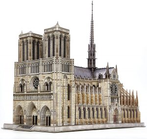 Los mejores puzzles de la Catedral de Notre Dame - Puzzle de Notre Dame en 3D de Cubicfun de 293 piezas