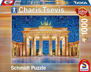 Los mejores puzzles de la puerta de Brandeburgo en BerlÃ­n - La puerta de Brandemburgo - Puzzle de mosaico de la puerta de Brandeburgo de 1000 piezas de Schmidt