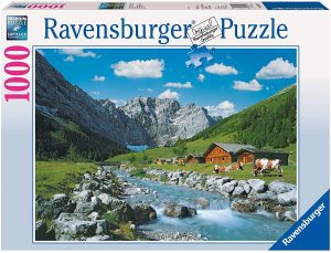 Los mejores puzzles de los Alpes - Cervino - Matterhorn - Puzzle de montañas del mundo - Puzzle de Lago Alpino de 1000 piezas de Ravensburger