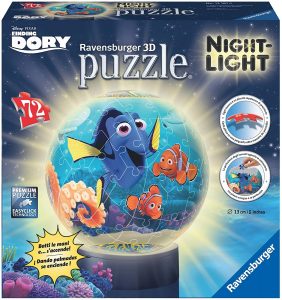 Los mejores puzzles de lámparas nocturnas en 3D de Ravensburger - Puzzle de lámpara nocturna de Buscando a Dory de 72 piezas de Ravensburger