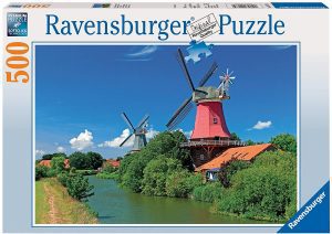 Los mejores puzzles de molinos - Puzzle de molino de viento de 500 piezas de Ravensburger