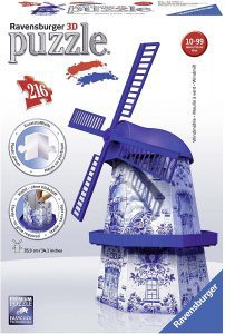 Los mejores puzzles de molinos - Puzzle de molino holandés en 3D de 212 piezas de Ravensburger