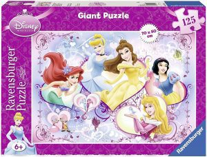 Los mejores puzzles de princesas de Disney - Puzzle de princesas Disney de 125 piezas de Ravensburger - Dinsey Princess