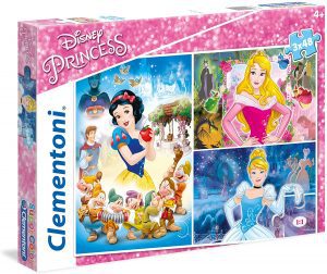 Los mejores puzzles de princesas de Disney - Puzzle de princesas Disney de 3x48 piezas de Clementoni