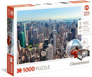 Los mejores puzzles de rascacielos - Puzzles de Skyline - Puzzle de rascacielos de Nueva York Skyline de 1000 piezas de Clementoni