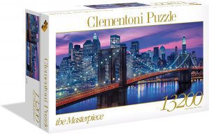 Los mejores puzzles de rascacielos - Puzzles de Skyline - Puzzle de rascacielos y puente de Skyline de 13200 piezas de Clementoni